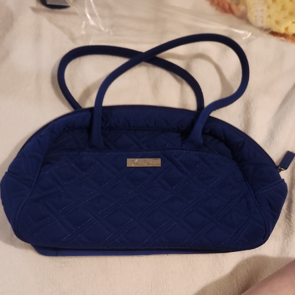 Vera Bradley Blue Medium Bowler Bag